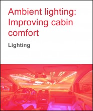 Ambient lighting: Improving cabin comfort