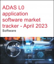 ADAS L0 application software market tracker - April 2023 update