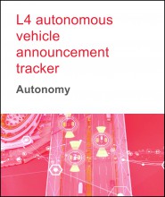 L4 autonomous vehicle announcement tracker 2022